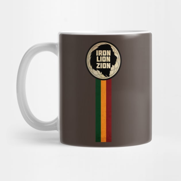 Iron Lion Rasta by CTShirts